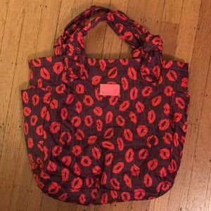 quilted tote bag